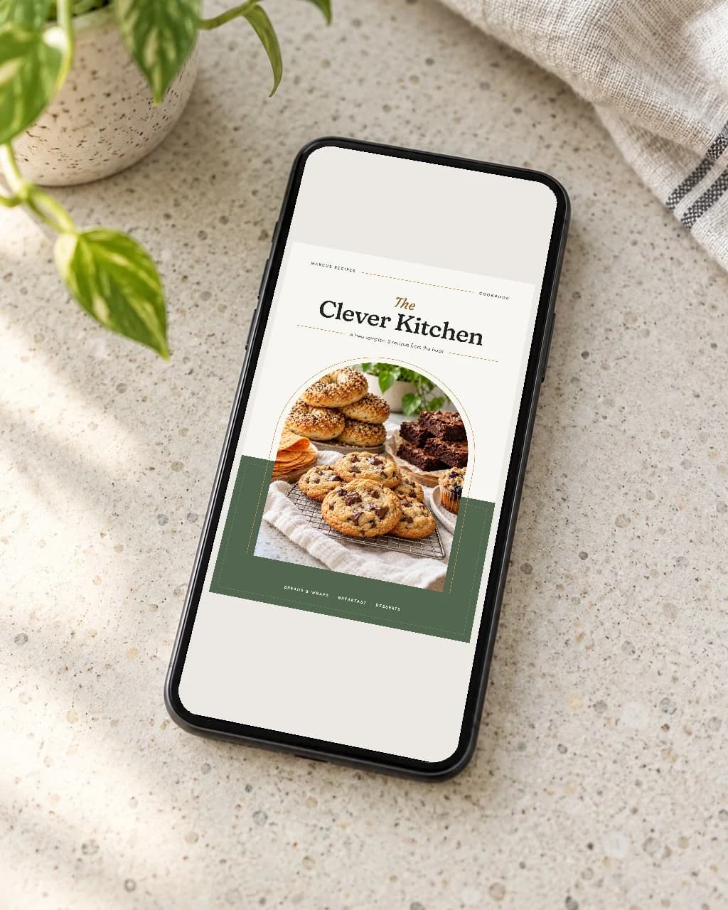 The free sampler open on a phone, showing its cover