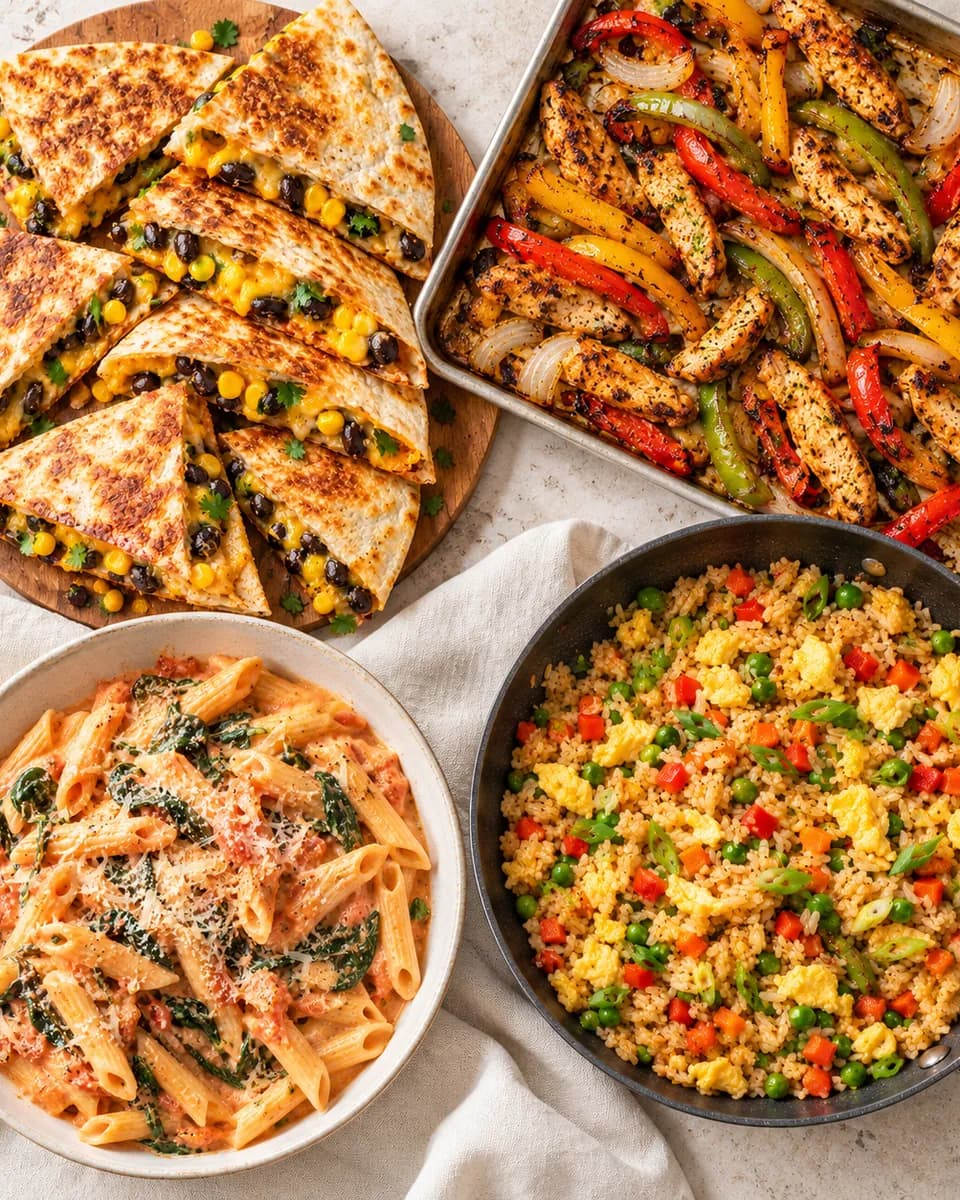 Easy meals from the cookbook